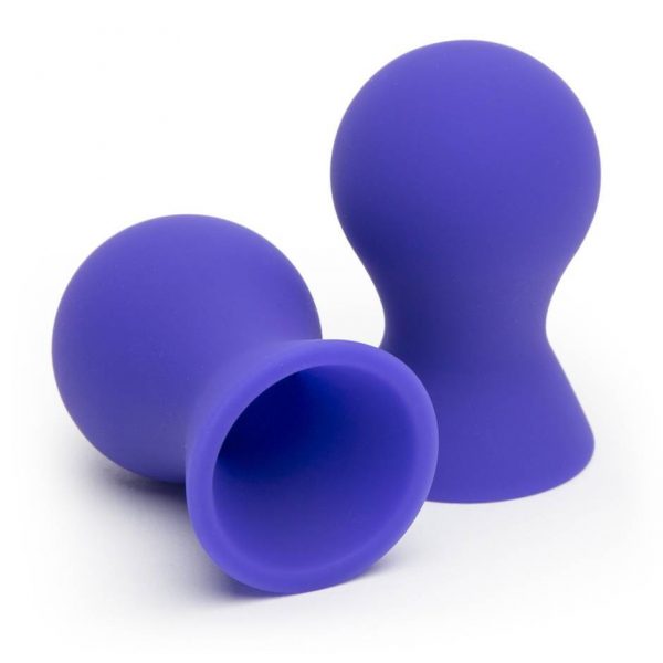 Lovehoney Perfect Pair Purple Silicone Nipple Suckers - Sex Toys