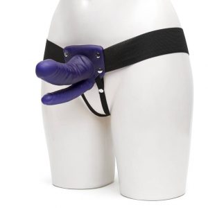 Lovehoney Perfect Partner Unisex Hollow Double Strap-On 6 Inch - Sex Toys