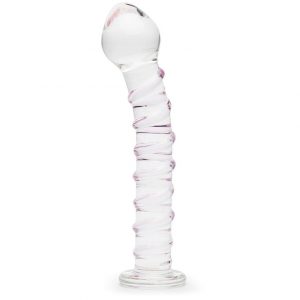 Lovehoney Spiral G-Spot Sensual Glass Dildo - Sex Toys