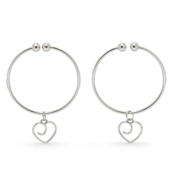 Lovehoney Tease Me Advanced Nipple Clamps with Heart Charms - Sex Toys