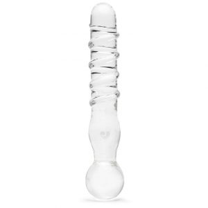 Lovehoney Textured Sensual Glass Dildo - Sex Toys