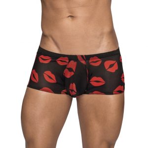 Male Power Lipstick Kisses Boxer Shorts - Sex Toys