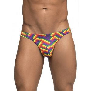 Male Power Rainbow Pride Flag Thong - Sex Toys