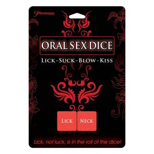 Oral Sex Dice: Lick Suck Blow Kiss - Sex Toys