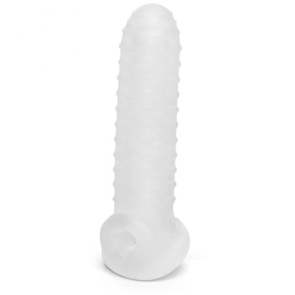 Perfect Fit Fat Boy Checker Textured 6.5 Inch Penis Sleeve with Ball Loop - Sex Toys