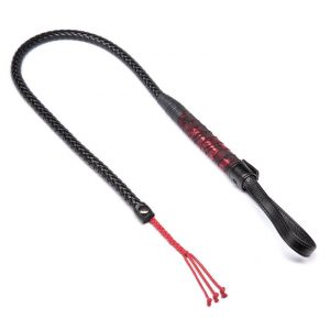 Scandal 3 Foot Faux Leather Whip - Sex Toys