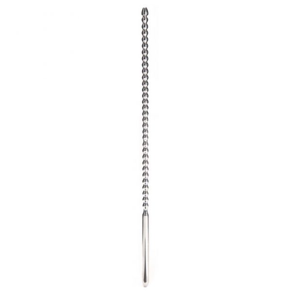 Sextreme 6mm Double Ended Stainless Steel Ribbed Urethral Dilator - Sex Toys