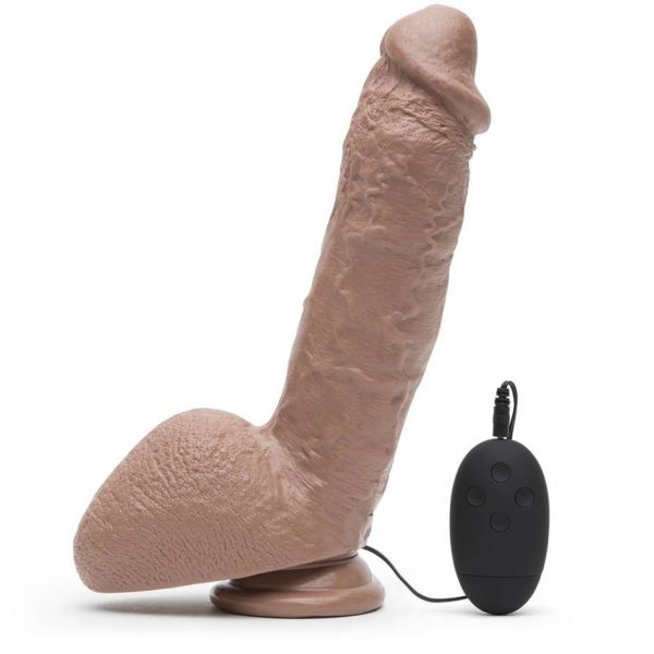 Shane Diesel Vibrating Realistic Suction Cup Dildo with Balls 10 Inch - Sex Toys