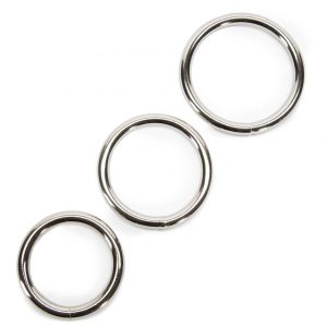 Sportsheets Metal O-Ring Set (3 Pack) - Sex Toys