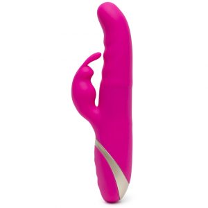 Swan Motion Rechargeable Luxury Thrusting Rabbit Vibrator - Sex Toys