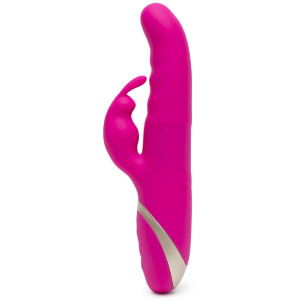 Swan Motion Rechargeable Luxury Thrusting Rabbit Vibrator - Sex Toys