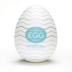 TENGA Egg Wavy Textured Male Masturbator - Sex Toys
