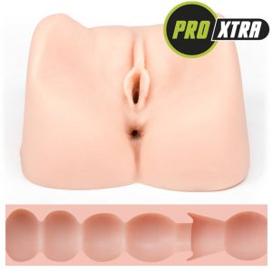 THRUST Pro Xtra Hayley Ribbed Realistic Vagina and Ass 38.8oz - Sex Toys
