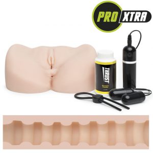 THRUST Pro Xtra Vibrating Cruise Control Male Masturbator Kit 56oz - Sex Toys