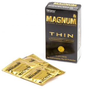 Trojan Magnum Large Ultra Thin Condoms (12 Count) - Sex Toys