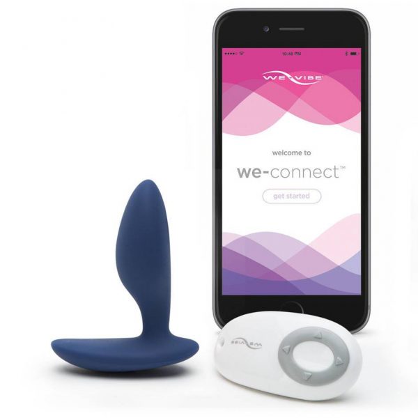 We-Vibe Ditto Rechargeable Remote and App Control Blue Butt Plug - Sex Toys
