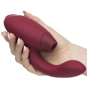 Womanizer Red Duo Rechargeable G-Spot and Clitoral Stimulator - Sex Toys