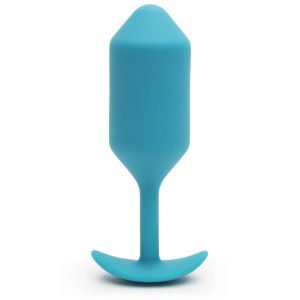 b-Vibe Snug Plug 3 Large Weighted Silicone Butt Plug 4.5 Inch - Sex Toys